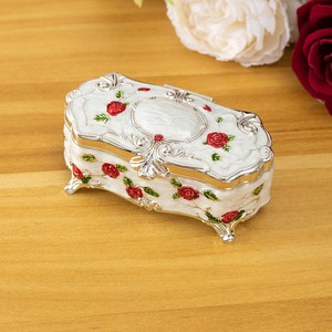 Dropshipping Shopify Creative European Vintage Jewelry Box Small Silver Plated Earring <b>Ring</b> <b>Storage</b> Container - Product Image 5