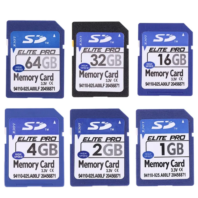 Factory Wholesale High-Speed U3 Video SD Card 256GB 128GB 64GB 32GB 8GB Memory Card for Camera Phone Plastic