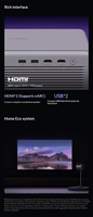 Projecteur laser tricolore 4K Android XGIMI RS 20, 2800 lumens, haute luminosité, fréquence de rafraîchissement