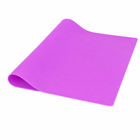 Tapis de table en silicone de qualité alimentaire, résistant à la chaleur, écologique, antiadhésif, facile à nettoyer, flexible, pour la cuisson et la salle à manger, multi-usages, 1 mm d'épaisseur