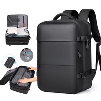 Mochila de Gran Capacidad Antirrobo, Bolsa Impermeable con Compresión al Vacío Personalizada, Mochila para Portátil de Viaje y Negocios