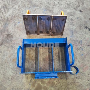 Fábrica de moldes de ladrillo sólido de enclavamiento de hormigón monofásico portátil, venta al por mayor, bloques huecos, fácil operación, caja de molde duradera - Product Image 5