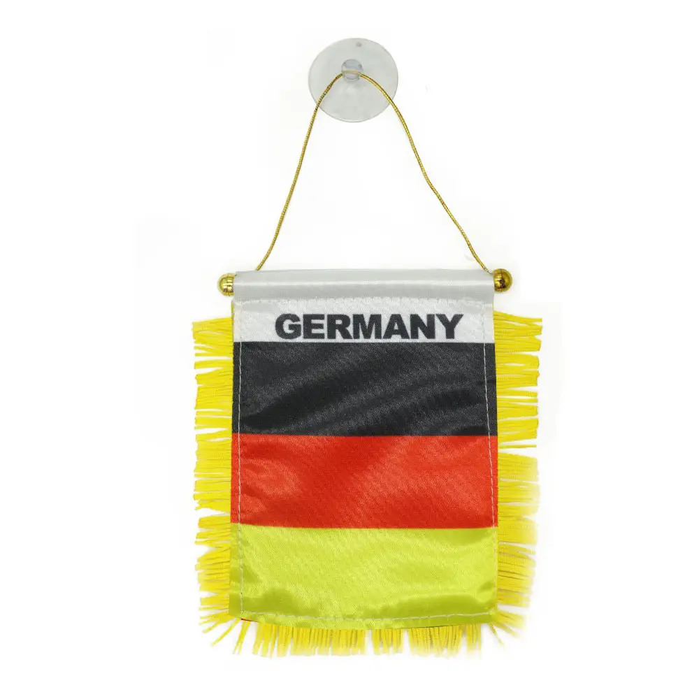 Nuoxin Hochwertiges benutzer definiertes Logo Football Club Exchange All Country National flagge mit Quasten Gedrucktes Filz banner für Ihre Veranstaltung