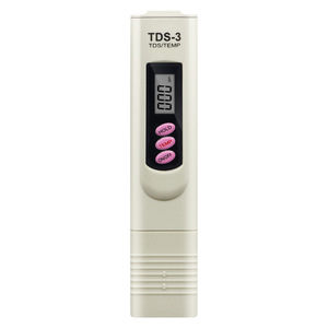 Medidor de calidad del agua portátil TDS-3, medidor digital de temperatura TDS de 0-9999PPM para análisis de agua potable - Product Image 1