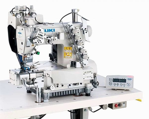 Top Selling 7923 Four Threads Cylinder Bed Interlock Flatlock Industrial Sewing <b>Machine</b> Used - Product Image 3