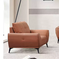 Meubles de bureau, canapé de réception moderne commercial, canapé de bureau en cuir, ensemble de canapés de bureau