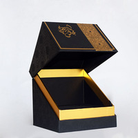 Vente en gros de flacons de parfum carrés transparents en verre 30ml 50ml 100ml Flacon de parfum vide de luxe avec bouchon couronne