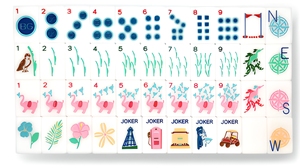 Juego de Fichas Boca Grande Day Tile Set, Acrílico, Colección Mahjong Americano, Temática Playa de Florida, Pre-orden, Personalizado de Fábrica, Venta al por Mayor - Product Image 4