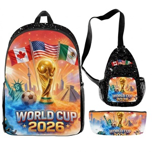 Sac à dos imprimé avec l'image d'une star du football mondial, bandoulière zippée de 11 pouces, léger, unisexe, élégant, sac à dos de sport imperméable - Product Image 3