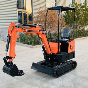 Livraison gratuite, mini-excavatrice de 1 tonne, moteur Kubota, EPA CE, petite pelleuse, utilisation agricole et de jardin, excavatrice hydraulique compacte sur chenilles, micro-excavatrice - Product Image 1