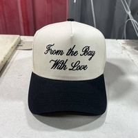 Topi Snapback 5 Panel Model A Frame Dua Warna Cerah untuk Pesta Pernikahan, Desain Kustom Bordir, Topi Sport Unisex, Mode Terbaru