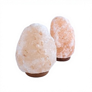 Lámpara de Sal Rosa del Himalaya Tallada con Forma de Corazón, Ecológica, Geométrica, Globo para Velas de Té, Decoración del Hogar - Product Image 1