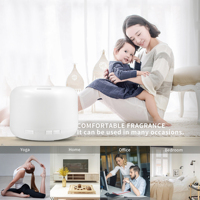 SCENTCARES 500ml Maison À Ultrasons Air Aroma Diffuseur Humidificateur Machine 7 Couleur LED Lumière Vente Chaude Électrique Aromathérapie