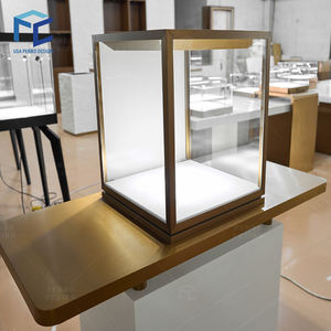 Escaparate de Torre negra de versión completa moderna personalizada para joyería para vitrina de ventana con foco - Product Image 4