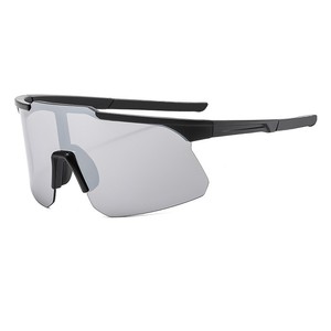 Cycling Glasses <b>Full</b> Rim Spherical Polycarbonate Lens UV400 Anti <b>Slip</b> For Men Cycling Sport Goggles - Product Image 3