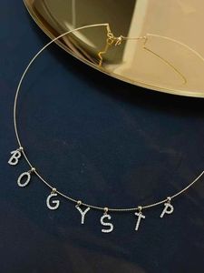 Xinfly <b>Custom</b> 18K Gold Jewelry New Fashion Fine Pendant <b>Necklace</b> with Diamond Letter <b>Name</b> Personalized Initial <b>Necklace</b> - Product Image 5