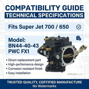 Carburador Profesional para Motor Fuera <span class=keywords><strong>de</strong></span> Borda Super Jet 700 650, BN44-40-43 PWC FX1, Carburador Marino <span class=keywords><strong>de</strong></span> Aleación <span class=keywords><strong>de</strong></span> Zinc y Aluminio, MOQ 1 Unidad - Product Image 5