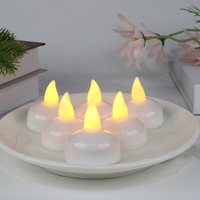 LED Flammenlose Schwimmkerze in Zylinderform, Batteriebetrieben, für Fisch, Großhandel, Spa, Dusche, Badezimmer, Party, Heimdekoration