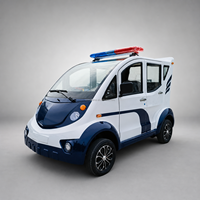Buggy de patrouille électrique 4 places 72V, véhicule utilitaire avec contrôleur Curtis pour les travaux de service en station balnéaire et en communauté