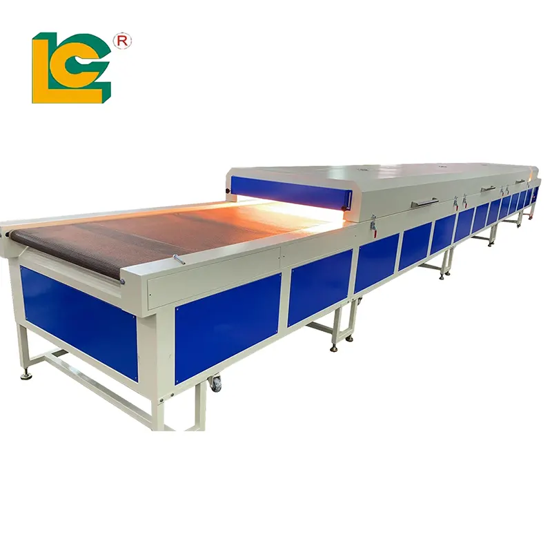 LC Brand IR Hot Drying Tunnel drying oven dryer machine food dryer conveyor belt dryerL