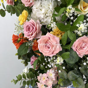 DKB FÁBRICA DE FLORES ARTIFICIALES Precios bajos al por mayor nueva flor de arco de flores de seda Premium para decoración de arco para boda - Product Image 5