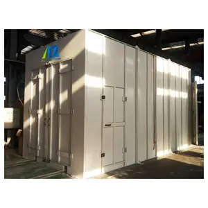 aluminum profiles manual powder coating paint spray booth for worldwide service