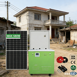 Paneles Solares con Batería, Sistema de Energía Todo en Uno Fuera de la Red WON-SESS-AP6000W, Sistema de Energía Solar Híbrido - Product Image 1
