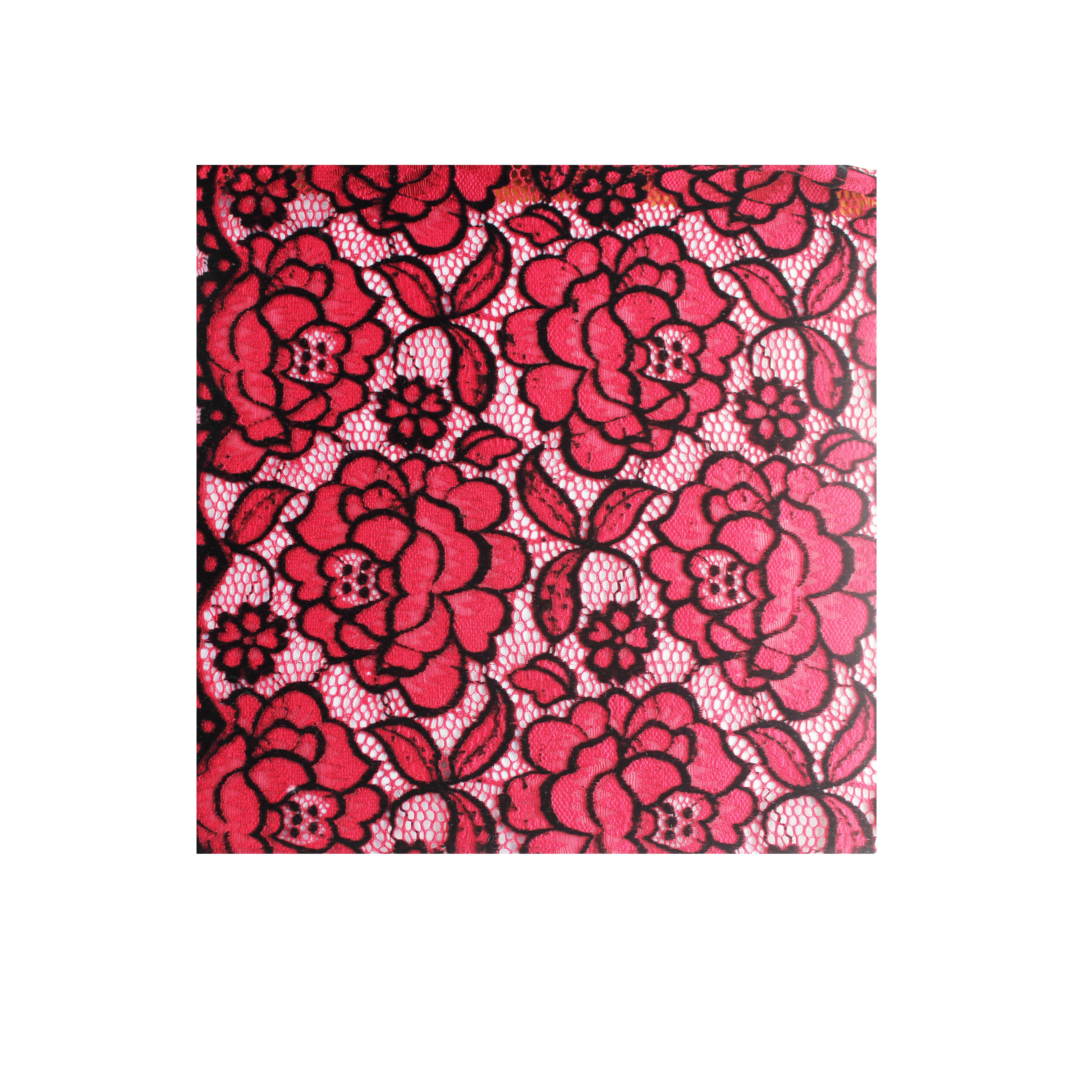 Оптовая продажа, флокирующая деловая индивидуализированная кружевная ткань из нейлона и спандекса для спортивных рубашек