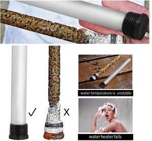 Lot de 2 tiges d'<span class=keywords><strong>anode</strong></span> en magnésium pour chauffe-<span class=keywords><strong>eau</strong></span> pour réservoir d'<span class=keywords><strong>eau</strong></span> <span class=keywords><strong>chaude</strong></span> RV Kit de tiges d'<span class=keywords><strong>anode</strong></span> pour chauffe-<span class=keywords><strong>eau</strong></span>, filetage NPT 3/4 ". - Product Image 4