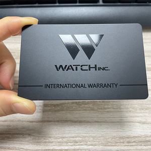 طباعة مخصصة فاخرة بطاقة زيارة بقعة uvc بطاقة ولاء عضوية VIP بطاقة ضمان بلاستيك PVC للأعمال - Product Image 1