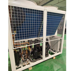 ปั๊มความร้อนอากาศสู่น้ำ 65KW 130KW ใช้สารทำความเย็น R410A สำหรับทำความเย็นและความร้อนในโรงแรม - Product Image 3