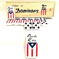 Double 6 Porto Rico Dominos Jeu De Tuiles Ensemble