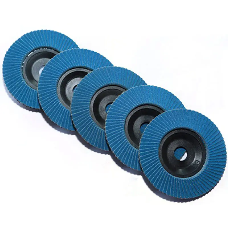 TAIYAN Zirconia cerâmica azul 2 polegadas 50mm disco flexível de roda de aba de polimento abrasivo
