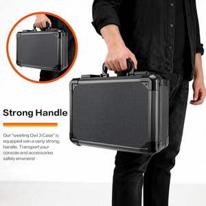 Estuche de Transporte Resistente al Agua y a los Olores, de Aluminio, para Meeting Owl 3 y Owl 4+-, Caja de Viaje Rígida con Compartimento para Cámara - Product Image 5