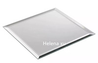 Plateaux à bougies ronds en verre de luxe 20-40CM multicolores, livraison rapide, centre de table de mariage