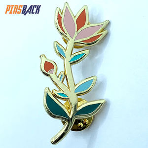 カスタマイズされたソフトエナメルピン高光沢真鍮メッキバッジ1.25インチラバークラッチカートンデザインラペルピン - Product Image 6