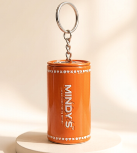 Porte-clés personnalisé <span class=keywords><strong>en</strong></span> forme de canette de soda, mini porte-clés <span class=keywords><strong>en</strong></span> métal, logo <span class=keywords><strong>en</strong></span> relief, breloque <span class=keywords><strong>en</strong></span> forme de bouteille de boisson orange pour cadeau promotionnel - Product Image 1
