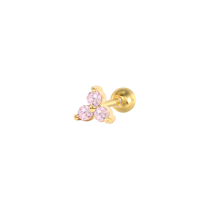 ROXI 2021, Pendientes de Plata de Ley S925 con Diseño Triangular y Diamantes, Estilo Coreano para Mujer - Product Image 2