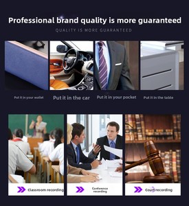 Bút ghi âm siêu dài ở định dạng WAV Máy ghi âm từ tính mạnh cho sinh viên và các cuộc họp kinh doanh bán nhà máy trực tiếp - Product Image 6