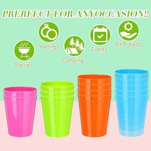 Gobelet en plastique écologique PP carré de qualité alimentaire, imprimable avec logo, modèle RF, publicité créative, dégustation de boissons, camping, 200 - Product Image 3