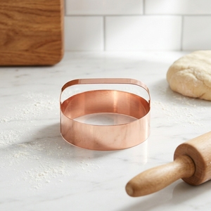 Christmas Series Kitchen <b>Baking</b> Small Tool with Hand-in-hand Copper-plated Stainless Steel Biscuit/Cake Mold Food Contact Safe - Product Image 5
