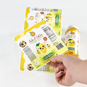 Factory-Direct Custom Label <b>Stickers</b> Eco-Friendly for Food Beverage & Sustainable Packaging - Product Image 1