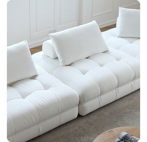 ATUNUS canapé italien grande 3 + 1 minimaliste canapé nordico canapé seccional modulaire de ocio <span class=keywords><strong>Beige</strong></span> con <span class=keywords><strong>divan</strong></span> - Product Image 2