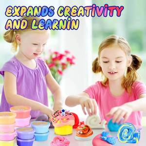 10PCS 50ml Butter <b>Slime</b> Kit Candy Scented Fluffy Party Antistress Educational <b>Toys</b> Safe Non-toxic Eco Friendly 10 Colors Kids - Product Image 3