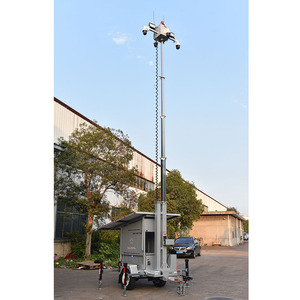 UST-900รักษาความปลอดภัยการเฝ้าระวังในการก่อสร้างพลังงานแสงอาทิตย์ PTZ สำหรับรถพ่วงระบบ UST-900 - Product Image 2