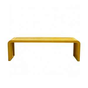 مسحوق الحديد المغلفة الفن بارك مقعد طويل في الهواء الطلق الترفيه صف كرسي مع الفولاذ المقاوم للصدأ مسند الظهر فناء مقعد الاستخدام التجاري - Product Image 6