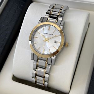 Montre-bracelet classique pour femme, élégante, légère, de luxe, étanche, à quartz, avec chaîne dorée - Product Image 2