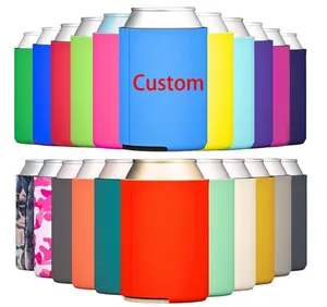 12 OZ - 40 OZ Iced Coffee Cup Sleeve Cold Beverages Hot Drinks Insulated Neoprene Can Cooler Beer Tumbler Cup Sleeve Custom Logo