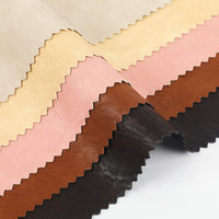 Fournisseur de tissu en cuir synthétique personnalisé, tissu en cuir synthétique rose recyclé durable, cuir PU