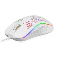 Mouse Gaming PC Nirkabel 2.4G BT OEM/ODM, Mendukung Perangkat Mobile, Kecepatan Tinggi, RGB Backlit 6D